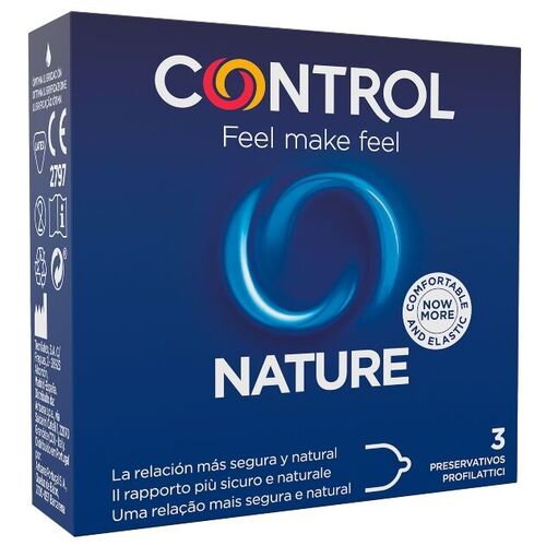 CONTROL - ADAPTA NATUR KONDOMER 3 STYK