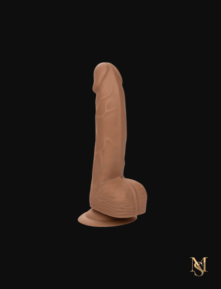 Brun Dildo Silikone Studs™ (15,24 cm)