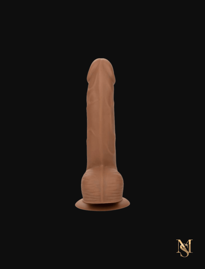 Brun Dildo Silikone Studs™ (15,24 cm)