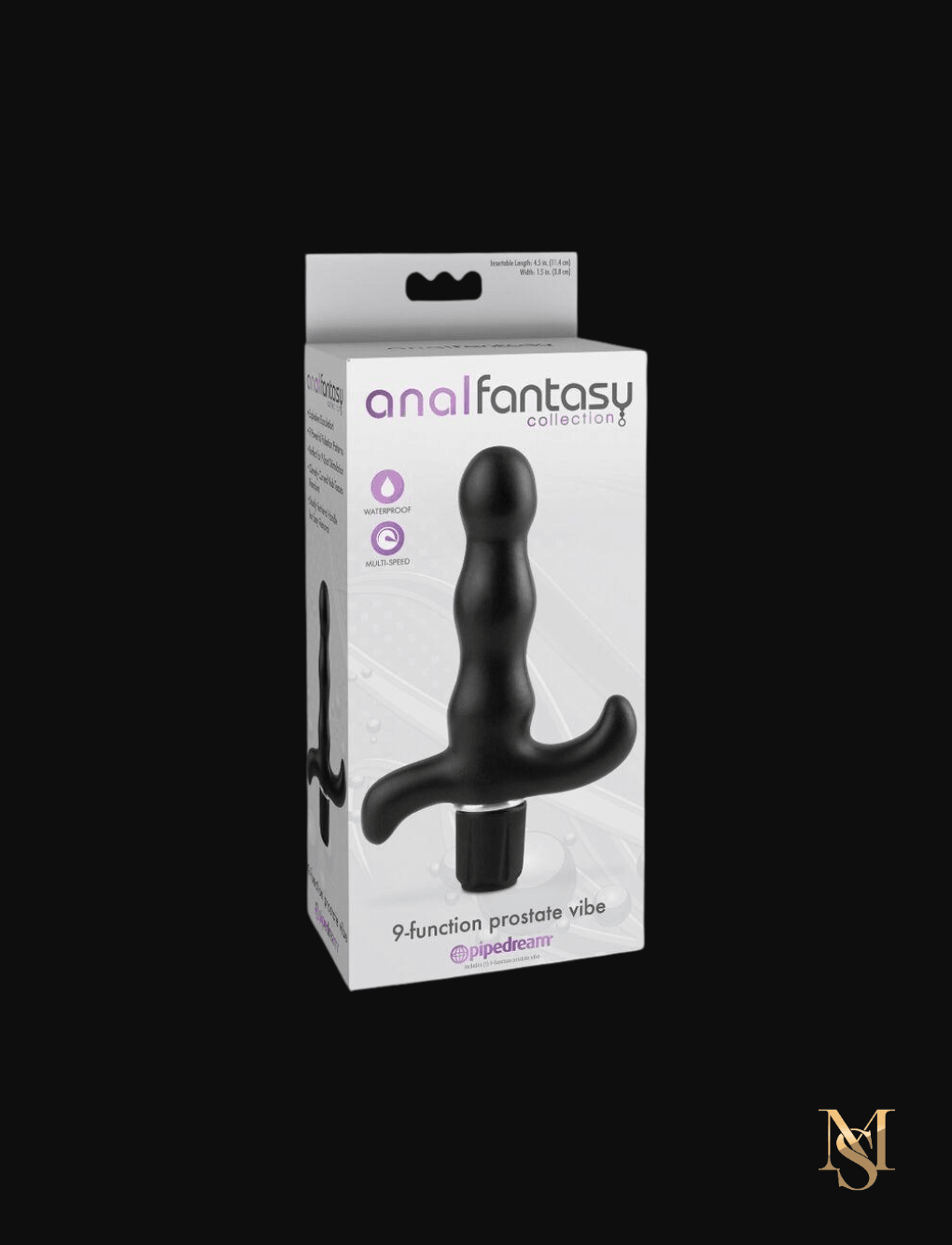 Anal Fantasi Prostata Vibrator Med 9 Funktioner