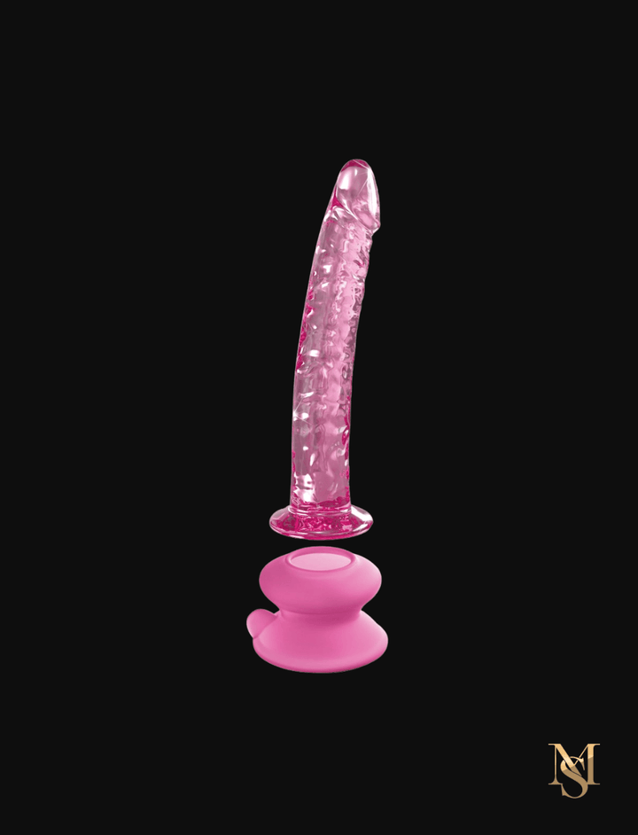 Icicles Glas dildo med sugekop (17 cm)