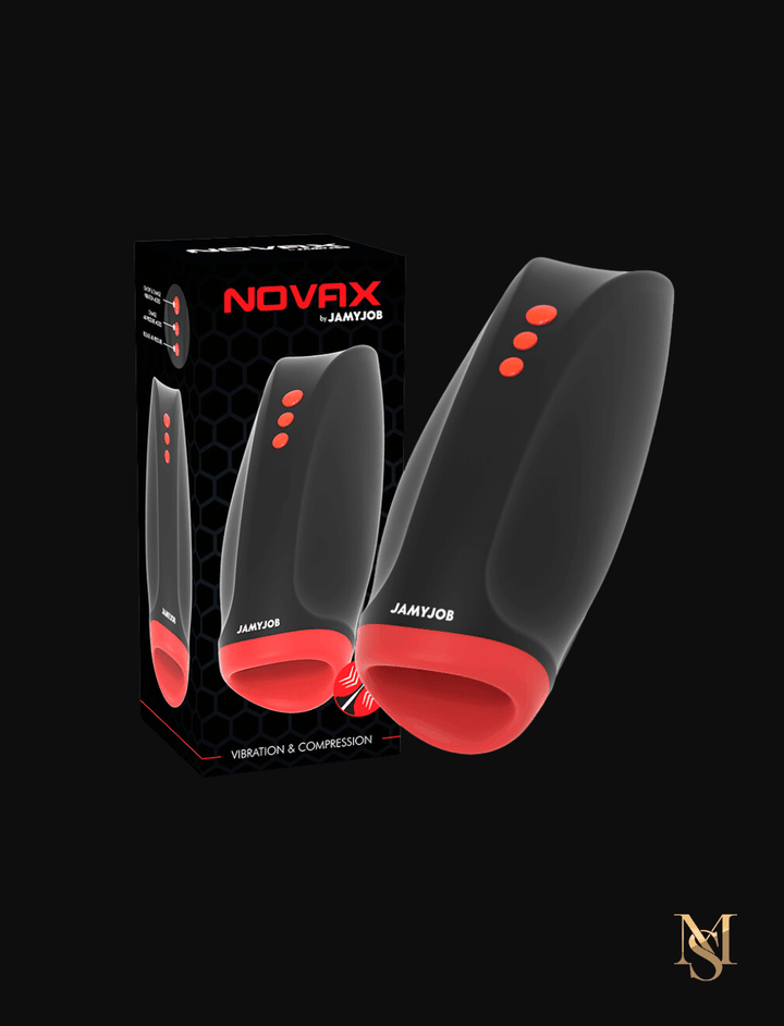 Novax Masturbator med vibration & kompression