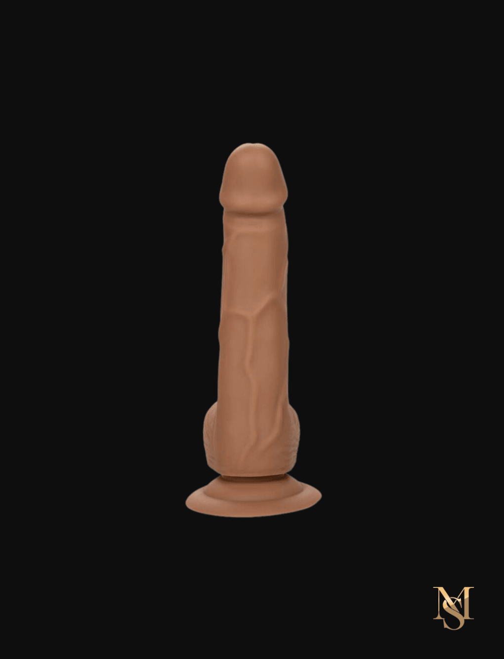 Brun Dildo Silikone Studs™ (15,24 cm)