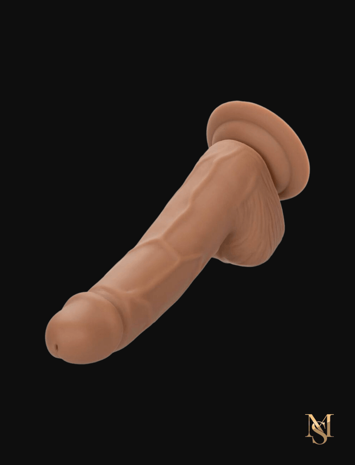 Brun Dildo Silikone Studs™ (15,24 cm)