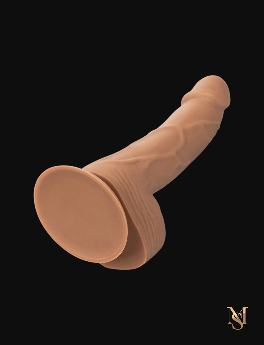 Brun Dildo Silikone Studs™ (15,24 cm)