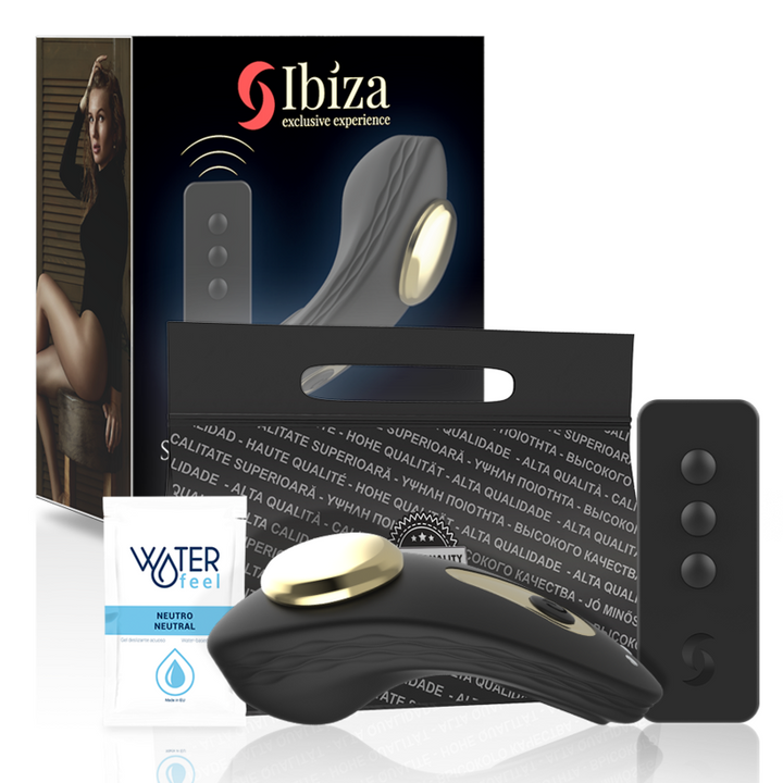 Ibiza Silikone Trusse Vibrator med Fjernbetjening
