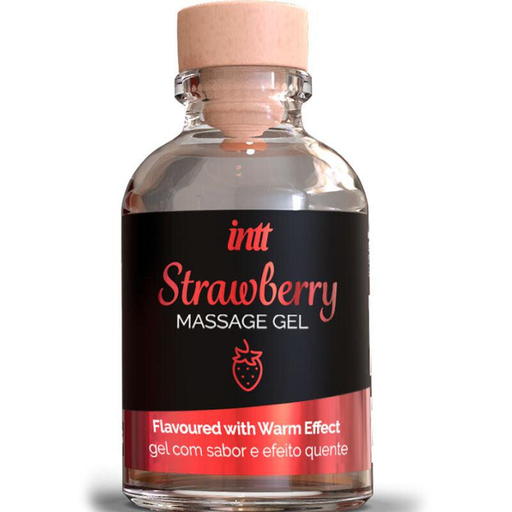 Oral Sex varm effekt massagegel med jordbærsmag (30 ml) - MYSECRET