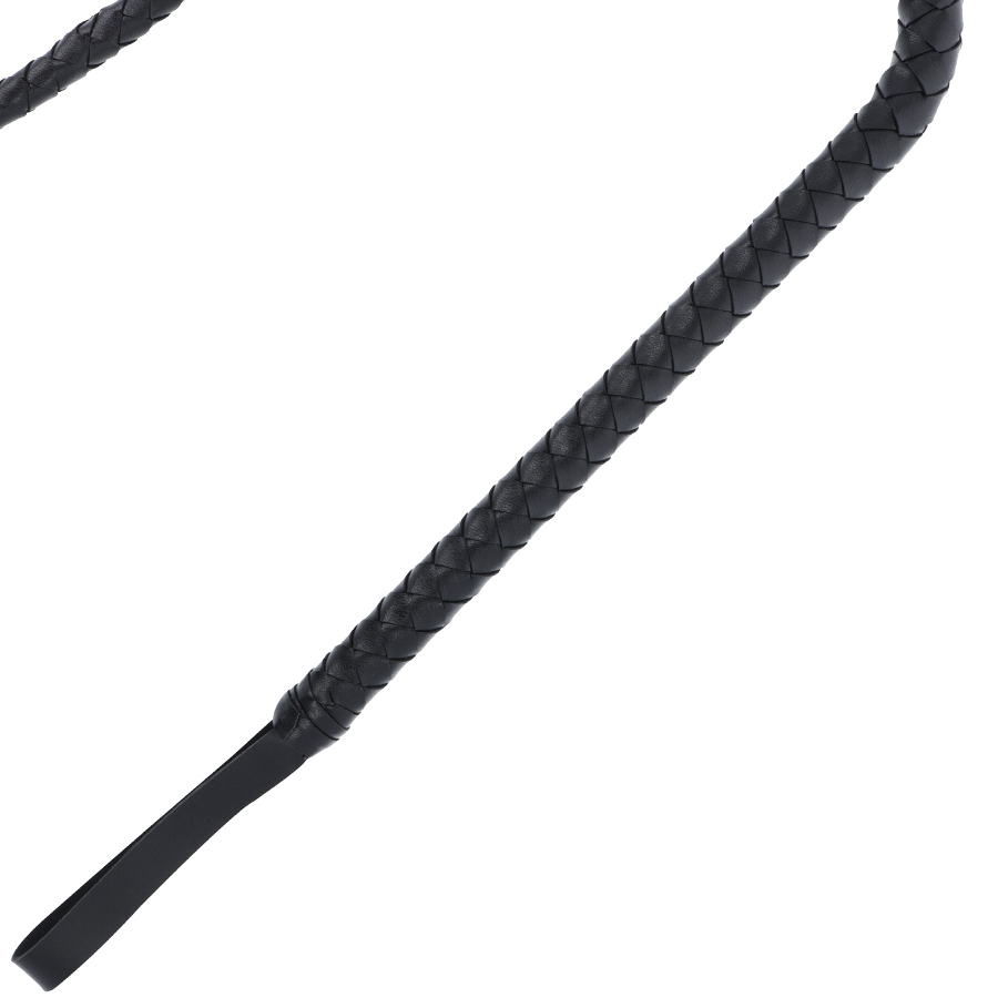 Sort bondage pisk (210 cm)