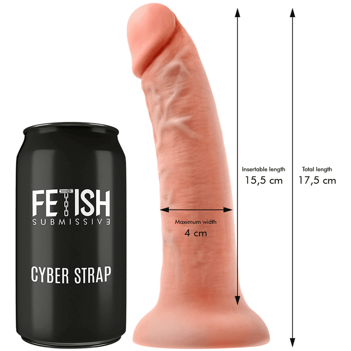 Fetish Submissive: Cyber Strap Harness med dildo