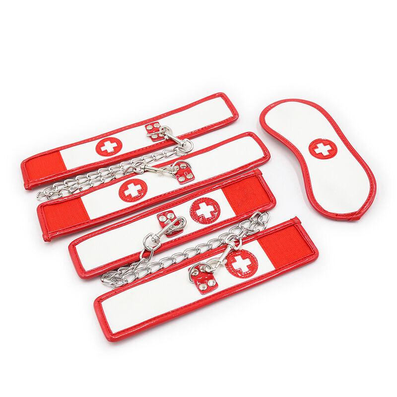 OHMAMA FETISH MINI NURSE BONDAGE 3 PIECES SET