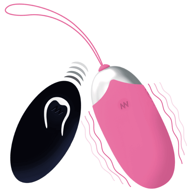 Intense: FLIPPY II VIBRATING EGG WITH REMOTE CONTROL BLACK