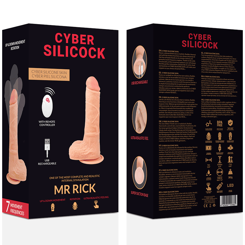 Cyber Silicock: Realistisk Mr. Rick dildo